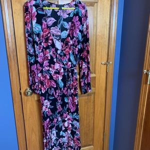 Floral wrap dress